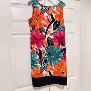 Floral Sleeveless Dress - Multicolor